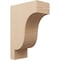 Ekena Millwork 11"W x 22"D x 33"H Classic Newport Rough Cedar Woodgrain TimberThane Corbel, Primed Tan CORUR11X22X33NEWRCPR - alternate 1